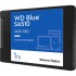 Твердотельные накопители WD SSD Blue SA510, 1.0TB, 2.5" 7mm, SATA3, R/W 560/530MB/s, IOPs 95 000/84 000, TBW 400, DWPD 0.2 (12 мес.) (WDS100T3B0A)