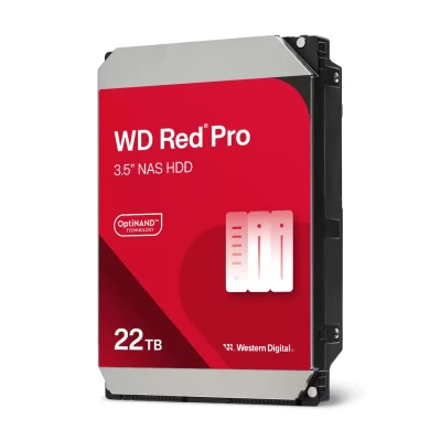 Жесткий диск HDD WD SATA3 22Tb Red Pro 7200 512Mb 1 year warranty (WD221KFGX)