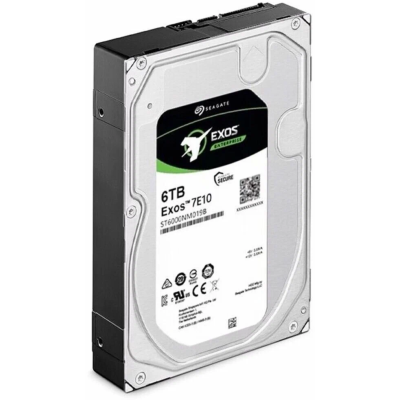 Жесткий диск HDD Seagate SATA Exos 7E10 6Tb 7200 256Mb (replacement ST6000NM0115, ST6000NM0024)