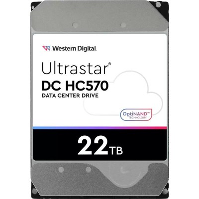 Жесткий диск HDD WD SAS Server 22Tb Ultrastar DC HC570 7200 12Gb/s 512MB 1 year warranty WUH722222AL5204