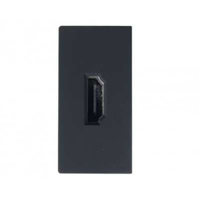 Модуль в рамку HDMI черный (1/2) Powermodule-HDMI(B)