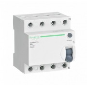 Выключатель дифференциального тока (УЗО) 4п 25А 30мА тип AC City9 Set 400В SE C9R36425