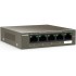 Tenda TEF1105P-4-38W 5-Port 10/100Mbps Desktop Switch with 4-Port PoE