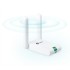 Адаптер Wi-Fi 300Mbps High Gain Wireless N USB Adapter, Atheros, 2T2R, 2.4GHz, elegant desktop housing, USB extension cable, 2 fixed antennas