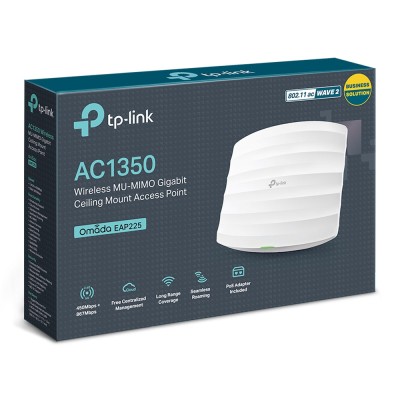 Точка доступа AC1350 Wireless MU-MIMO Gigabit Ceiling Mount Acce EUplug