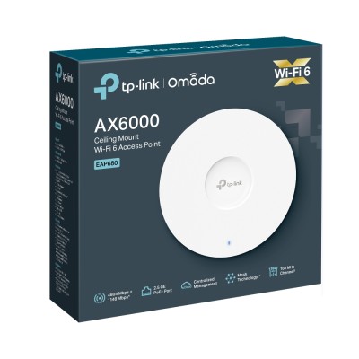 Точка доступа Omada AX6000 Ceiling Mount Dual-Band Wi-Fi 6 Access Point