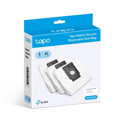 Одноразовый пылесборник для роботов-пылесосов Tapo RV30 Plus и Tapo RV10 Plus Tapo Robot Vacuum Disposable Dust Bag