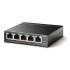 Коммутатор 5-port Gigabit unmanaged switch with 4 PoE + ports, metal case, desktop installation, PoE budget-40W