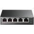 Коммутатор 5-port 10/100 Mbps unmanaged switch with 4 PoE ports, metal case, desktop installation, PoE budget-41w