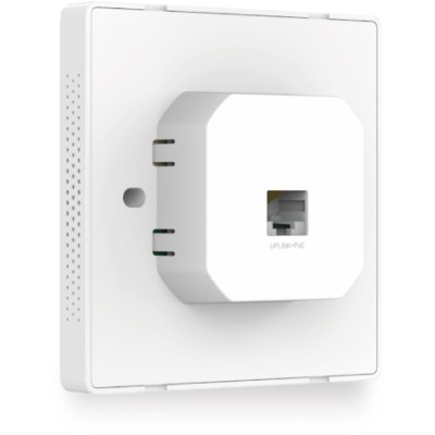 Точка доступа Omada AC1200 wireless MU-MIMO Gigabit wall-plate Access Point, 1 Gigabit downlink port, 1 gigabit uplink port, 802.3af/at PoE in, wall p