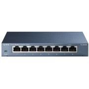 Коммутатор 8-port Desktop Gigabit Switch, 8 10/100/1000M RJ45 ports, metal case