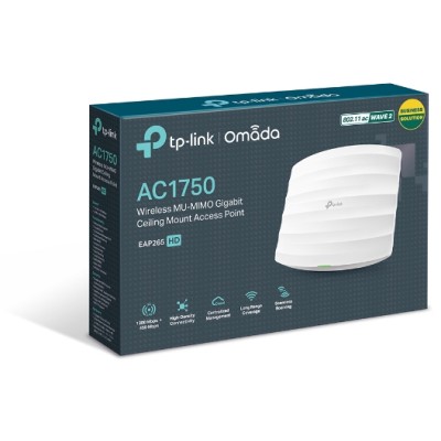 Точка доступа AC1750 Wireless MU-AC1750 Wireless MU-MIMO Gigabit Ceiling Mount Access Point, 450Mbps at 2.4GHz + 1300Mbps at 5GHz