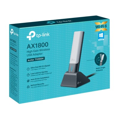 Адаптер Wi-Fi AX1800 High Gain Dual Band Wi-Fi 6 USB Adapter