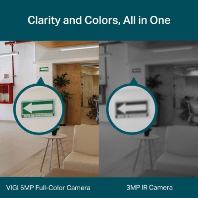 Турельная камера 5 Мп с цветным ночным видением 5MP Full-Color Turret Network Camera