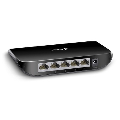 Коммутатор 5-port Desktop Gigabit Switch, 5 10/100/1000M RJ45 ports, plastic case