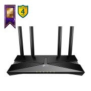 Маршрутизатор AX3000 Dual-Band Wi-Fi 6 Router, 574 Mbps at 2.4 GHz + 2402 Mbps at 5 GHz, 4× Antennas, 1× Gb WAN Port + 4× Gb LAN Ports