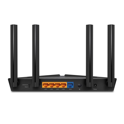 Маршрутизатор AX3000 Dual-Band Wi-Fi 6 Router, 574 Mbps at 2.4 GHz + 2402 Mbps at 5 GHz, 4× Antennas, 1× Gb WAN Port + 4× Gb LAN Ports