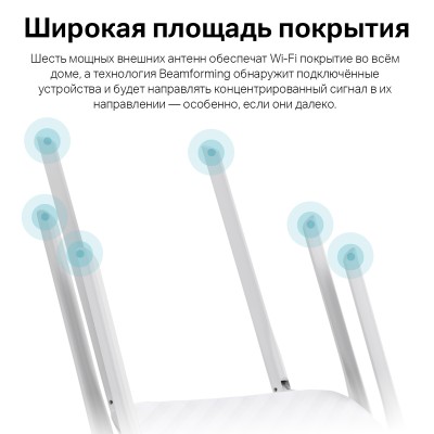 Двухдиапазонный гигабитный Wi-Fi роутер AC1900 с поддержкой MU?MIMO AC1900 Dual-Band Wi-Fi Router