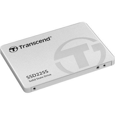 Твердотельный накопитель Transcend SSD SSD225S, 500GB, 2.5" 7mm, SATA3, R/W 530/480MB/s, IOPs 55 000/75 000, TBW 180, DWPD 0.3 (3 года)