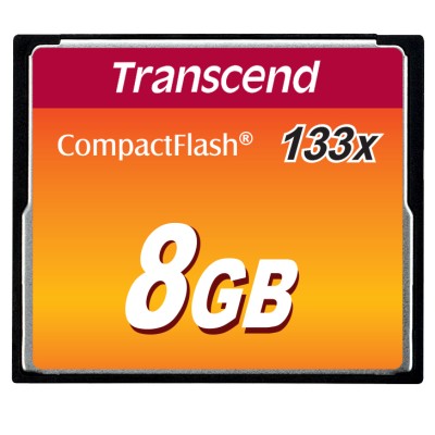 Карта памяти Transcend 8GB CF Card (133X)