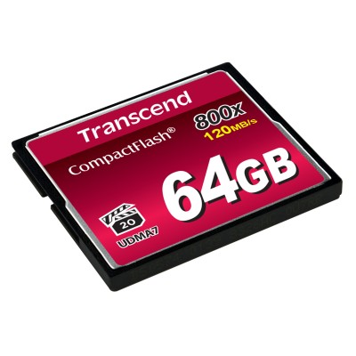 Карта памяти Transcend 64GB Compact Flash 800x