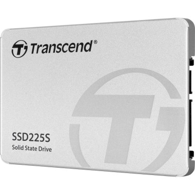 Твердотельный накопитель Transcend SSD SSD225S, 500GB, 2.5" 7mm, SATA3, R/W 530/480MB/s, IOPs 55 000/75 000, TBW 180, DWPD 0.3 (3 года)