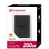 Твердотельный накопитель Transcend External SSD ESD270C, 250GB, Type-C, USB 3.1 Gen2, R/W 520/460MB/s, 77x56x10mm, Black (3 года)