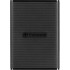 Твердотельный накопитель Transcend External SSD ESD270C, 250GB, Type-C, USB 3.1 Gen2, R/W 520/460MB/s, 77x56x10mm, Black (3 года)