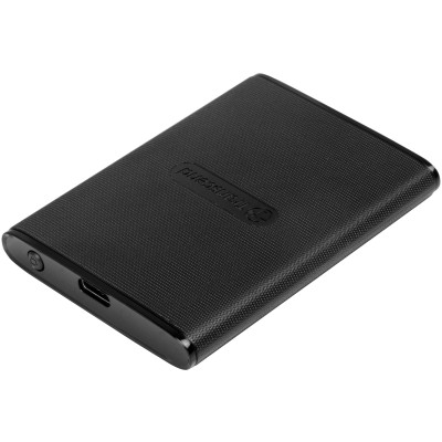 Твердотельный накопитель Transcend External SSD ESD270C, 250GB, Type-C, USB 3.1 Gen2, R/W 520/460MB/s, 77x56x10mm, Black (3 года)