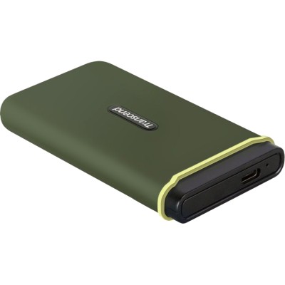 Твердотельный накопитель Transcend External SSD ESD380C, 2000GB, Type-C, USB 3.2 Gen2, R/W 2000/2000MB/s, 97x54x13mm, два кабеля в комплекте (5 лет)