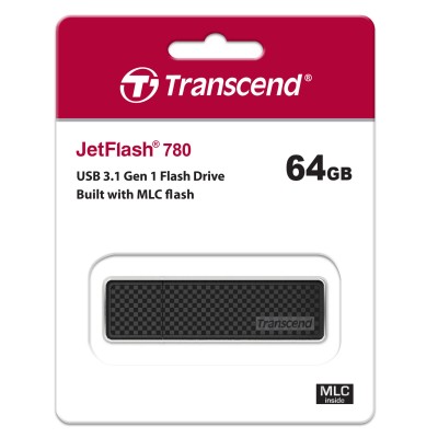 Флеш-накопитель Transcend 64GB JetFlash 780 (Black) USB 3.0