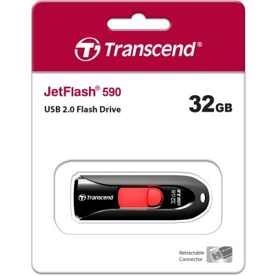 Флеш-накопитель Transcend 32GB JetFlash 590, Black