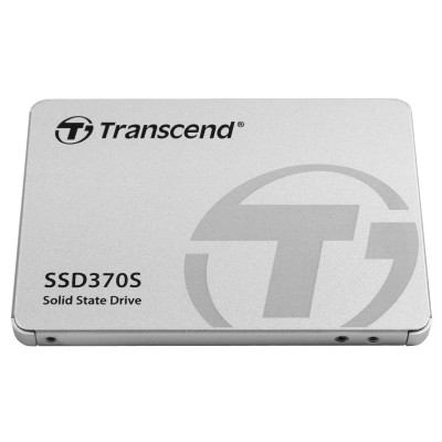 Твердотельный накопитель Transcend SSD SSD370S, 512GB, 2.5" 7mm, SATA3, MLC, R/W 530/430MB/s, IOPs 70 000/70 000, DRAM buffer 512MB, TBW 1440, DWPD 2.6 (3 года)