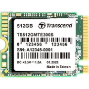 Твердотельный накопитель Transcend SSD MTE300S, 512GB, M.2(22x30mm), NVMe, PCIe 3.0 x4, 3D TLC, R/W 2000/1100MB/s, IOPs 90 000/190 000, TBW 200, DWPD 0.2 (5 лет)