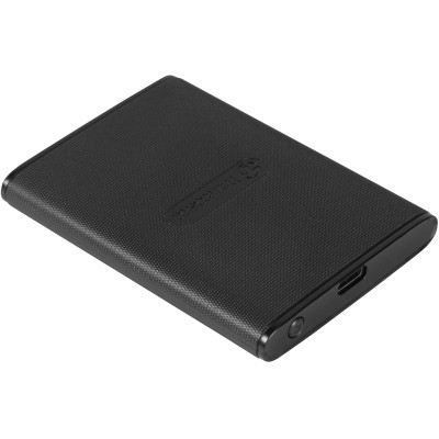 Твердотельный накопитель Transcend External SSD ESD270C, 1000GB, Type-C, USB 3.1 Gen2, R/W 520/460MB/s, 77x56x10mm, Black (3 года)