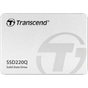 Твердотельный накопитель Transcend SSD SSD220Q, 2000GB, 2.5" 7mm, SATA3, QLC, R/W 550/500MB/s, IOPs 81 000/80 000, TBW 400, DWPD 0.19 (3 года)