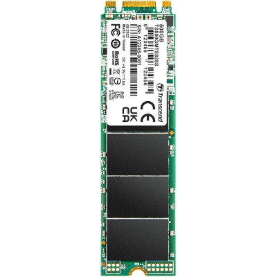 Твердотельный накопитель Transcend SSD 825S, 500GB, M.2(22x80mm), SATA3, 3D TLC, R/W 530/480MB/s, IOPs 55 000/75 000, TBW 180, DWPD 0.3 (3 года)