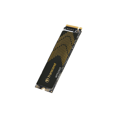 Твердотельный накопитель Transcend SSD MTE245S, 1000GB, M.2(22x80mm), NVMe 1.4, PCIe 4.0 x4, 3D NAND, R/W 5300/4600MB/s, IOPs 630 000/500 000, TBW 600, DWPD 0.33, 5 лет