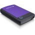 Portable HDD 4TB Transcend StoreJet 25H3 (Purple), Anti-shock protection, One-touch backup, USB 3.1 Gen1, 132x81x25mm, 298g /3 года/