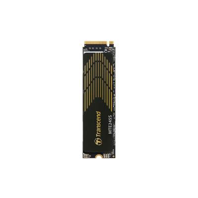 Твердотельный накопитель Transcend SSD MTE245S, 1000GB, M.2(22x80mm), NVMe 1.4, PCIe 4.0 x4, 3D NAND, R/W 5300/4600MB/s, IOPs 630 000/500 000, TBW 600, DWPD 0.33, 5 лет