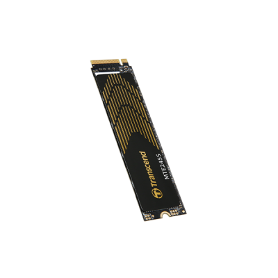 Твердотельный накопитель Transcend SSD MTE245S, 1000GB, M.2(22x80mm), NVMe 1.4, PCIe 4.0 x4, 3D NAND, R/W 5300/4600MB/s, IOPs 630 000/500 000, TBW 600, DWPD 0.33, 5 лет