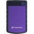 Portable HDD 4TB Transcend StoreJet 25H3 (Purple), Anti-shock protection, One-touch backup, USB 3.1 Gen1, 132x81x25mm, 298g /3 года/