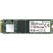 Твердотельный накопитель Transcend SSD MTE110S, 128GB, M.2(22x80mm), NVMe, PCIe 3.0 x4, 3D TLC, R/W 1500/550MB/s, IOPs 95 000/130 000, TBW 50, DWPD 0.2 (5 лет)