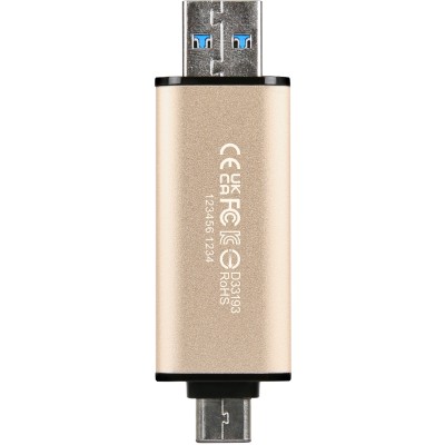 Флеш-накопитель Transcend 128GB JetFlash 930C USB 3.2 OTG Type C High Speed