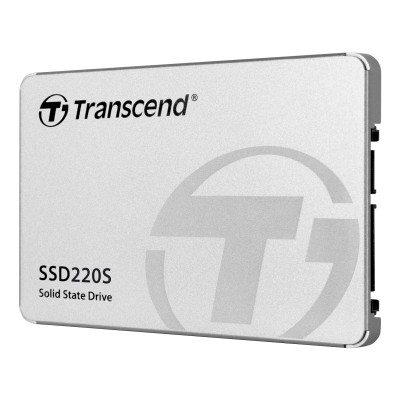 Твердотельный накопитель Transcend SSD SSD220S, 240GB, 2.5" 7mm, SATA3, 3D TLC, R/W 500/330MB/s, IOPs 40 000/75 000, TBW 80, DWPD 0.3 (3 года)