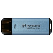 Флеш-накопитель Transcend External SSD ESD300C 2 TB, Type C, 10Gbps (3.2 Gen2), R/W 1050/950MB/s, 60.1x20x7.8 mm, 9g,