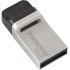 Флеш-накопитель Transcend 32GB JetFlash 880, Silver Plating, OTG