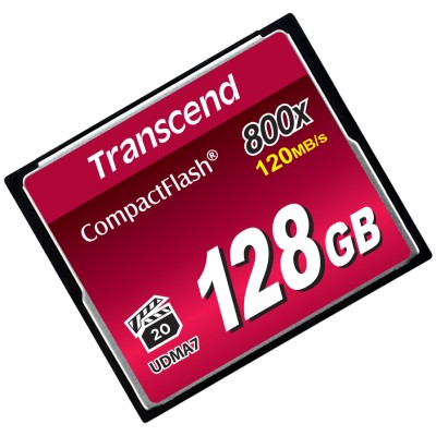 Карта памяти Transcend 128GB Compact Flash 800x