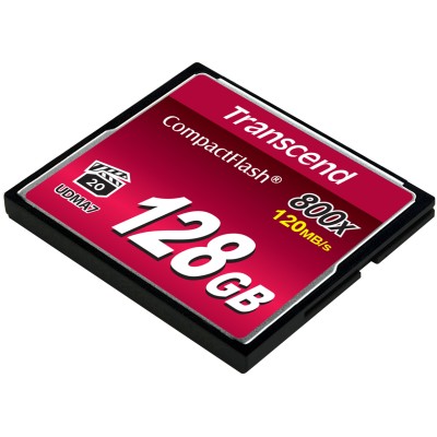 Карта памяти Transcend 128GB Compact Flash 800x