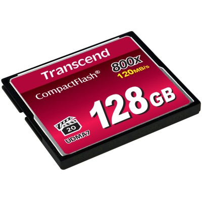 Карта памяти Transcend 128GB Compact Flash 800x